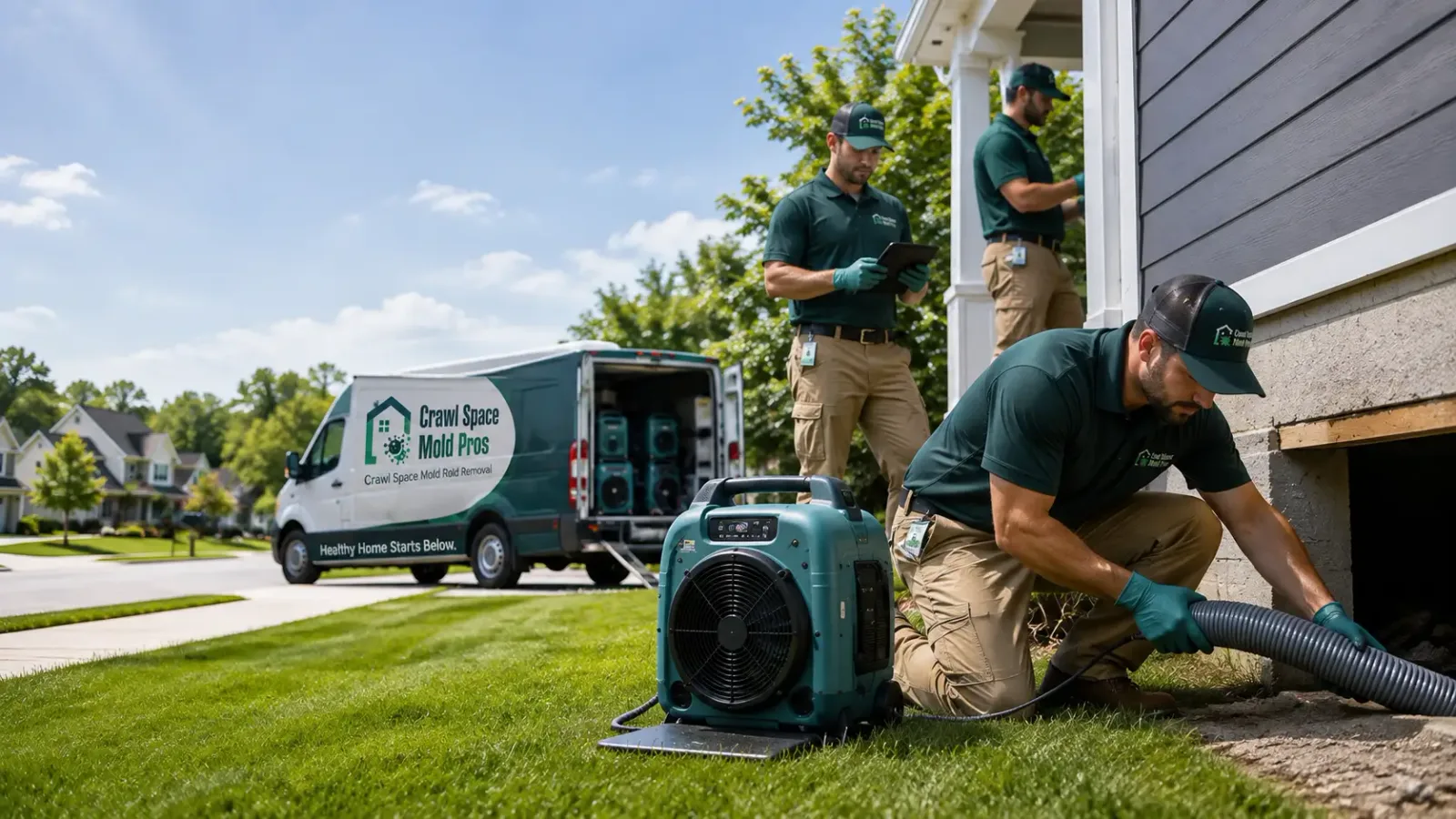 Crawl Space Mold Removal in The Dalles, OR